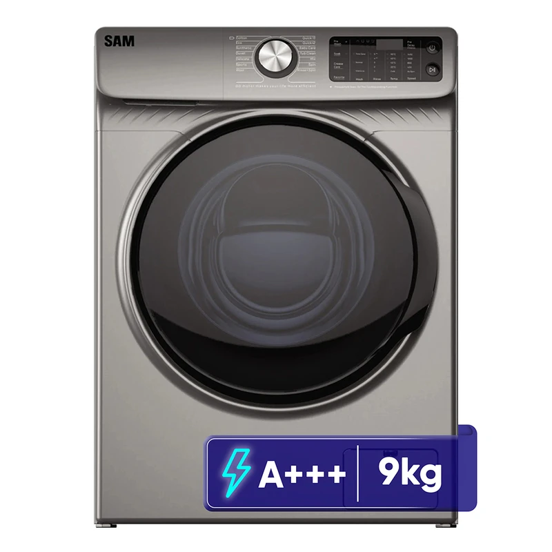 ماشین لباسشویی 9 کیلوگرم اتوماتیک سام مدل DD-P1480/IN